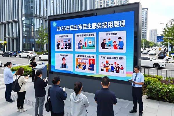 2026民生政策落地，LED顯示屏助力公共服務提質增效